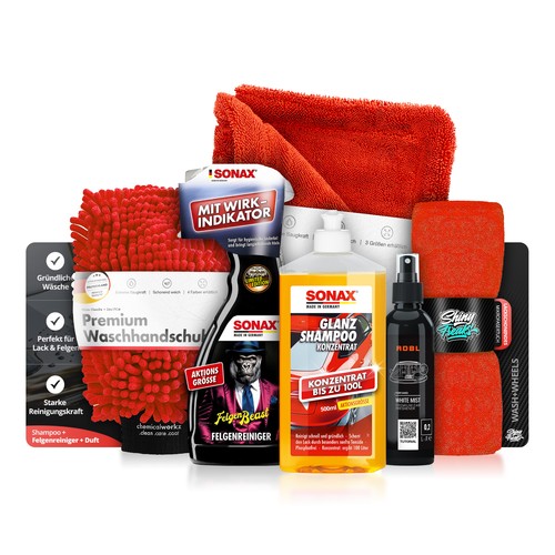 Sonax wasch set glanzshampoo - set,