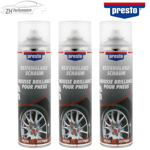 Presto reifenglanz schaum - 3x,